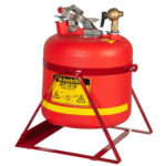 Justrite 14535 Polietilen Kaideli Musluklu 19 Litre Emniyetli Kap