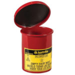 Justrite 09410 Sessiz Kapanan 1,7 Litre Atık Çöp Kovası - Görsel 2