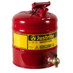 Justrite 7150140 Musluklu 19 Litre Emniyetli Kap