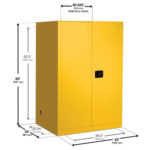 Justrite 899080 341 Litre Genel Yanıcılar İçin Emniyetli Dolap - Görsel 3