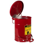 Justrite 09100 20 Litre Pedallı Atık Çöp Kovası - Görsel 2