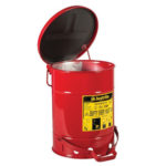 Justrite 09108 Sessiz Kapanan 20 Litre Atık Çöp Kovası - Görsel 2