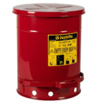 Justrite 09308 Sessiz Kapanan 34 Litre Atık Çöp Kovası