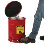 Justrite 09308 Sessiz Kapanan 34 Litre Atık Çöp Kovası - Görsel 2