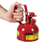 Justrite 10001 0,5 Litre Çelik Emniyetli Kap - Görsel 2