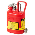 Justrite 14169 Polietilen Musluklu 4 Litre Emniyetli Kap