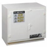 Justrite 24010 Asit ve Aşındırıcılar İçin Solid Polietilen Emniyetli Dolap