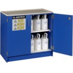 Justrite 24140 Asit ve Aşındırıcılar İçin Ahşap Emniyetli Dolap