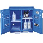 Justrite 24160 Asit ve Aşındırıcılar İçin Polietilen Emniyetli Dolap