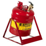 Justrite 7150156 Kaideli Musluklu 19 Litre Emniyetli Kap - Görsel 2