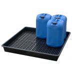 100 LT Kimyasal Döküntü Taşma Tavası Taban Izgaralı – Crocsy TT100G